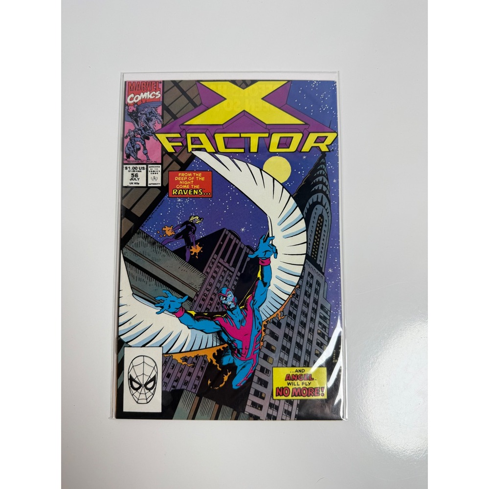 X-Factor #56 Marvel Comics 1990 Archangel Cover Art Jon Bogdanove Copper Age
